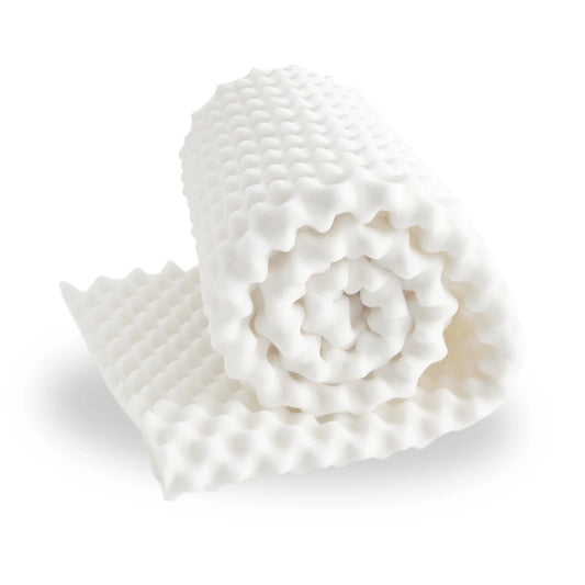 3" Convoluted Egg Shell Foam Mattress Topper, Full