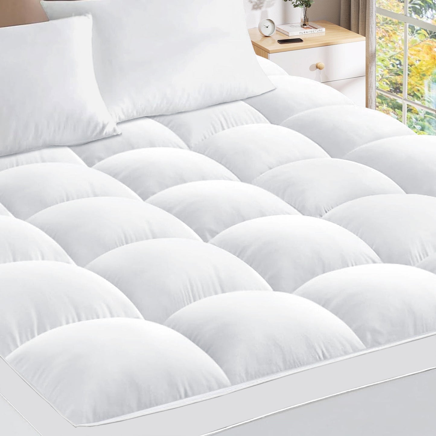 Mattress Topper, Queen - Extra Thick